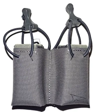 FirstSpear LaserFrame double speed reload 6/9 MOLLE Manatee grey mag pouch 9mm