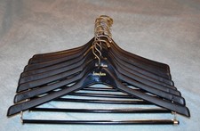 Vtg Neiman Marcus Plastic Suit Hangers For Jacket/ Pants Set Of 8