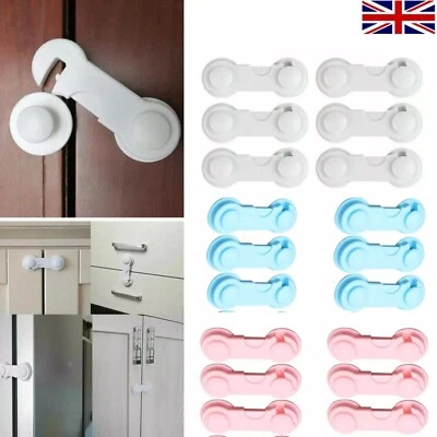 BIZTECHTRADING Child Baby Toddler Pet Safety Cupboard Locks Proof Cabinet Door Drawer Fridge UK