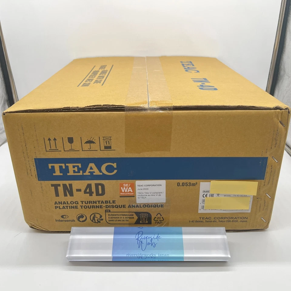 TEAC TN-4D-SE WA Walnut Direct Drive Turntable W/ Sumiko MM Cartridge New F/J - Image 4 of 4