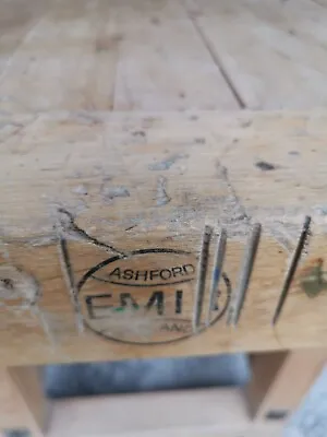 Buy Genuine Vintage EMIR School Woodwork Bench. Kitchen Island. Desk
