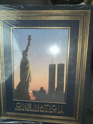 Easton Press ONE NATION America Remembers 9/11 September 11, 2001 Leather SEALED