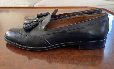 Salvatore Ferragamo Made in Italy Leather Tassel Loafer in  display picture 1