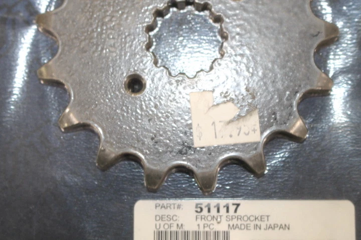 Yamaha YZF600R 2007 piñón delantero Sunstar 530-17T 51117 sin precio base Foto 4 de 4