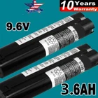 2PACK 9.6V Ni-MH Battery for Makita 9000 9001 9002 9033 9034 632007-4 6095D NEW
