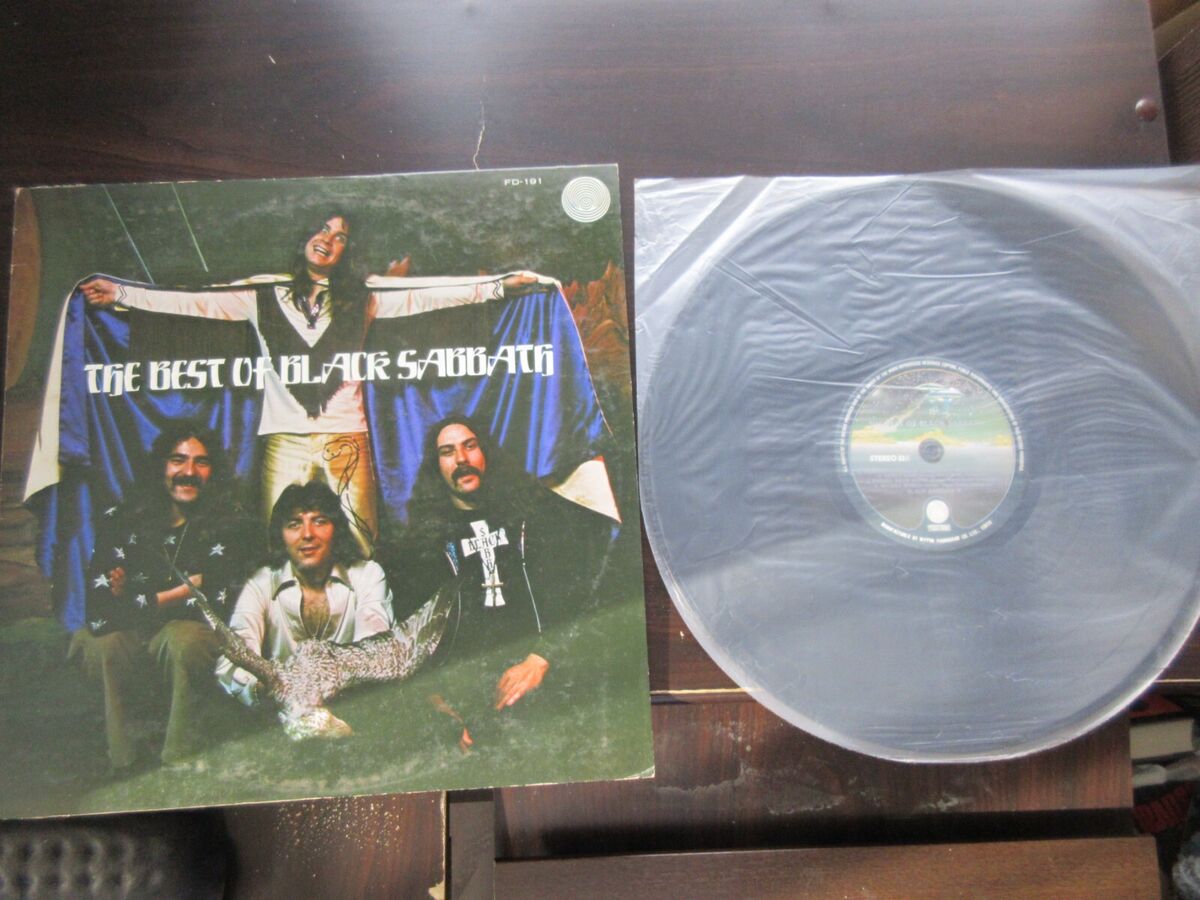 LP レコード The Best of Black Sabbath FD-191 Black Sabbath The Best of Japan Vinyl LP FD-191 in 1975 Ozzy