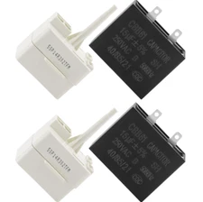 Kenmore Frigidaire Refrigerator Compressor Relay Start and Overload and capacito