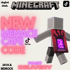 ✅ Minecraft TikTok Menace Cape  ✅Bedrock & Java ✅ Quick Delivery ✅