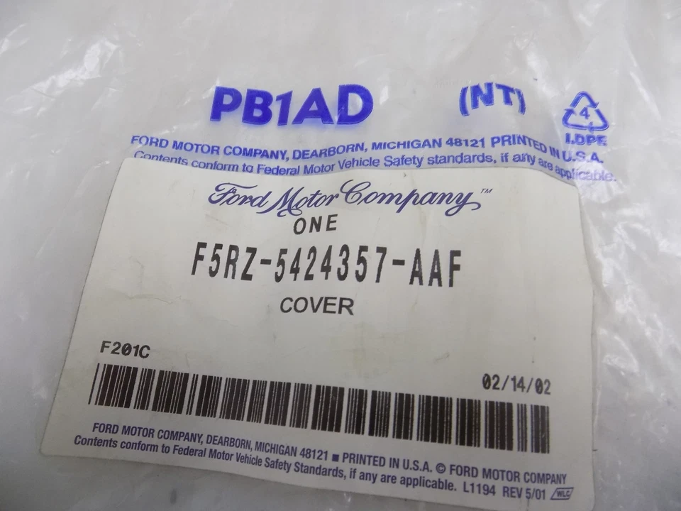 New OEM 1995-1997 Ford Contour Mercury Mystique Inner B Trim Pillar Cover Panel - Image 3 of 3