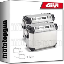 GIVI SIDE-CASE + OBKN37A HOLDER MONOKEY TREKKER OUTBACK BMW R 1200 GS 2009 09