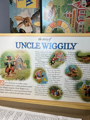 1988 THE UNCLE WIGGILY GAME By Milton Bradley Complete. Box has damage see pics - Picture 18 of 24