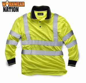 Standsafe Réfléchissant Hi Vis Polo jaune lunettes de soleil libre manches courtes Standsafe Réfléchissant Hi Vis Polo jaune lunettes de soleil libre manches courtes