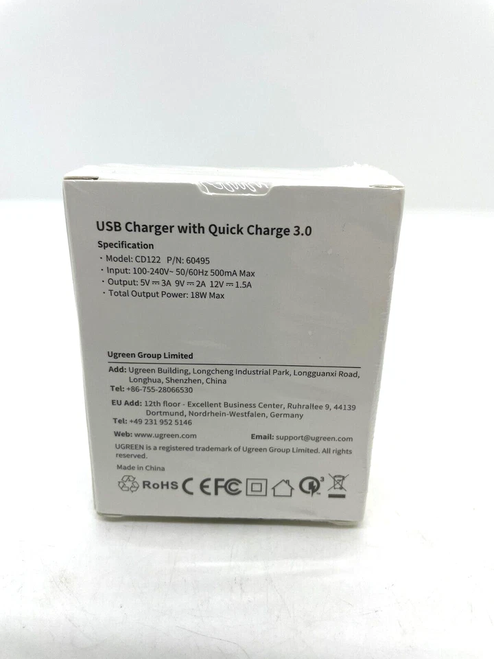 UGREEN USB Charger with Quick Charge 3.0 Model CD122 FREE SHIPPING a - Image 2 of 3