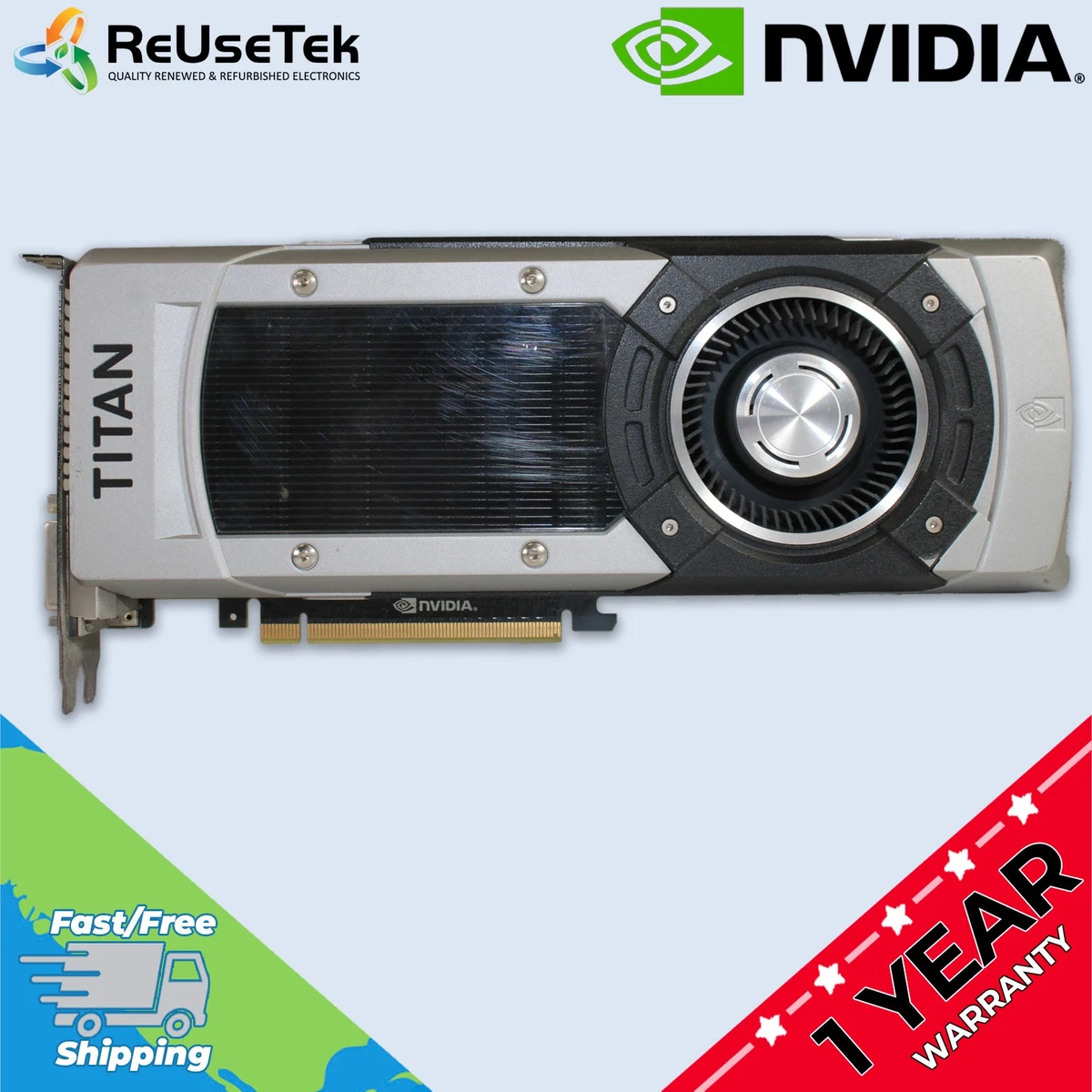 NVIDIA GeForce GTX TITAN 6GB GDDR5 Computer Graphics Cards for