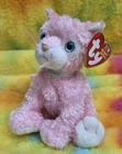 Ty Beanie Baby CARNATION The Pink Cat 6" New With Tags Vintage 2002