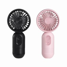 Mini Portable Fan 2 Pack, Cute Handheld Fan Battery Operated Lightweight Smal...