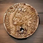 1902 Indian Head Cent Actual Coin Shown - 4
