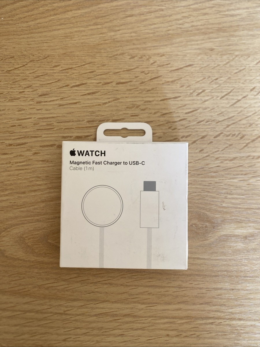 Official Genuine Apple Watch magnetic Fast charger to USB C (1m