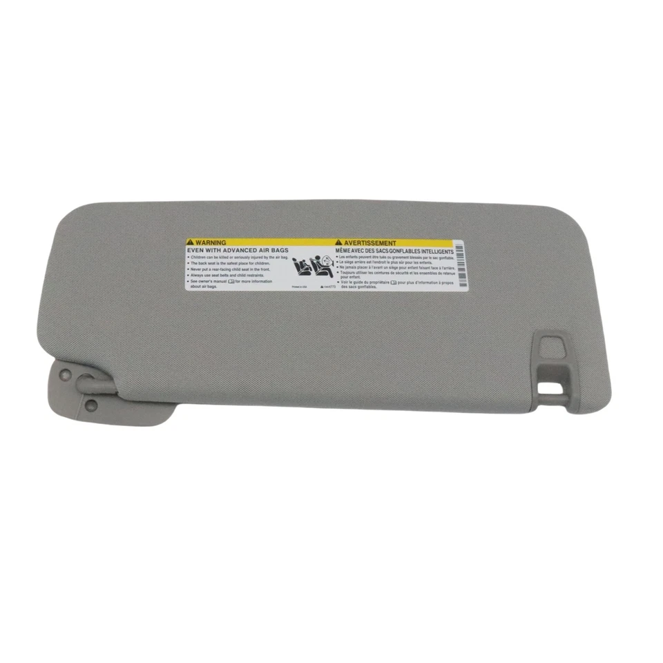 Fits Chevrolet Suburban Tahoe 2015-2019 Gray Left Driver Side Sun Visor W/ Light - Imagem 2 de 4