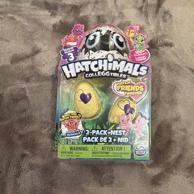 Hatchimals CollEGGtibles Season 3 - 2pk + Nest Hatch Friends Forever - RARE