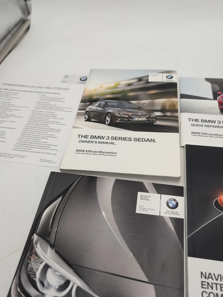 2015 BMW 3 Series Sedan 320i 328i 335i 328d xDrive Proprietários Navegação Manual - Imagem 2 de 3