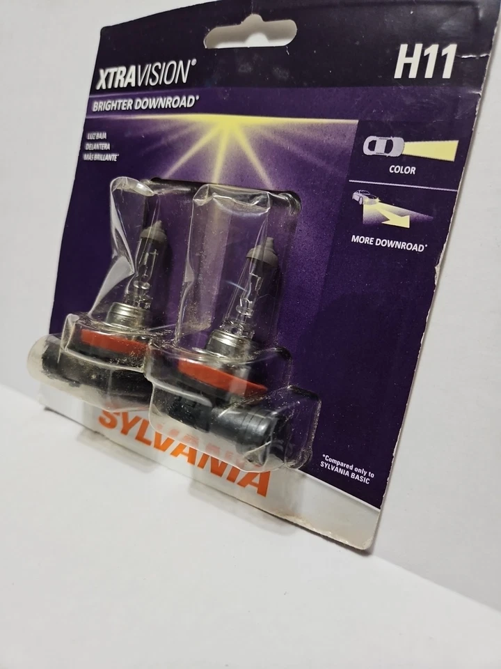 Sylvania Xtravision H11 Brighter Downroad 2 lámparas halógenas 12,8 V 55 W Foto 4 de 4