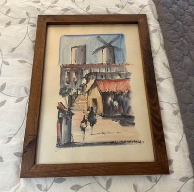 Romero Palma de Mallorca Watercolor