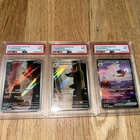 2023 Pokemon 151 Charmander, Charmeleon, Charizard SIR PSA 9