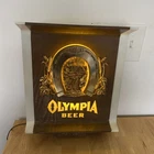 Vintage Olympia Beer “Good Luck” Horseshoe Lighted Sign Good Working Condition