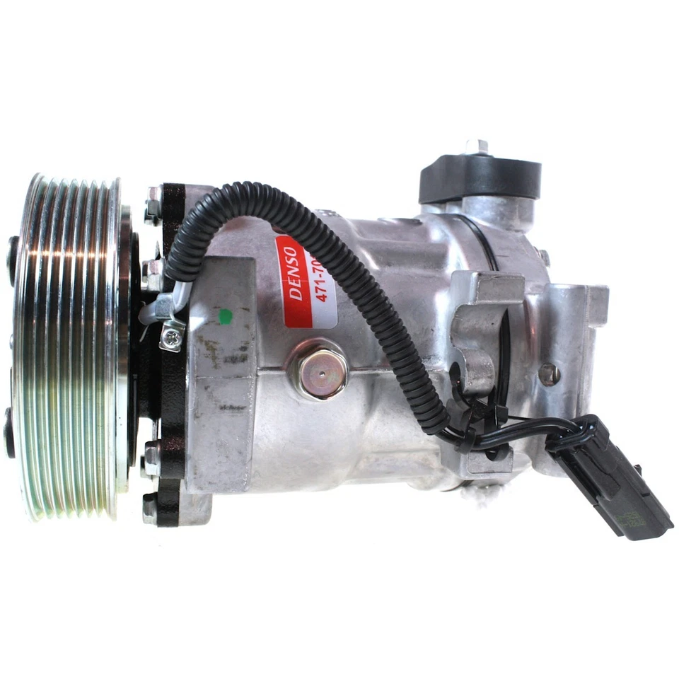 Compresor de aire acondicionado Denso 471-7010 para camioneta Ram con embrague Dodge Dakota 1500 Foto 2 de 4