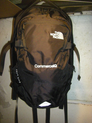 The North Face Fall Line Laptop Backpack with Logo - Black