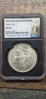 1885-O Morgan Silver Dollar Original Bag Fragment NGC MS63