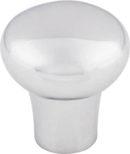 Top Knobs M2078 Aspen II Round Knob 7/8" Polished Chrome