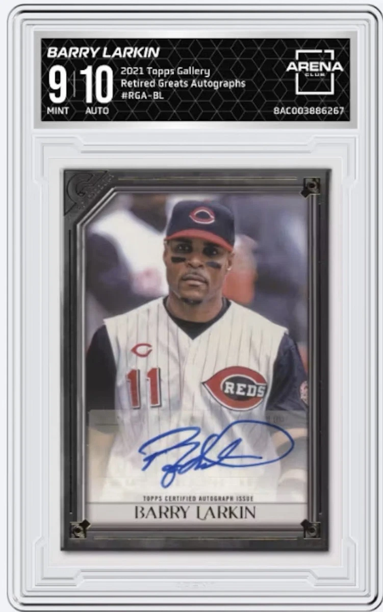 BARRY LARKIN THREADS COLLEGE GREATS サイン Barry Larkin Autograph for sale | eBay