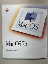 Apple Mac OS 7.6 CD-ROM, Disk Tools, 2 Disks plus Mac OS 7.6 Installation Manual