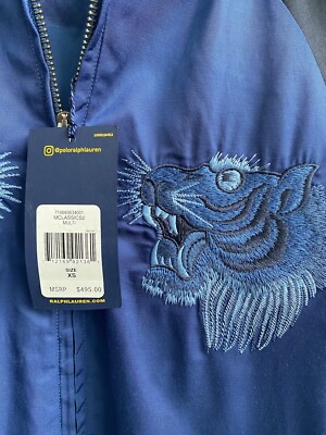Polo Ralph Lauren Chairman Varsity Tiger Satin Souvenir Polo Ralph Lauren Chairman Varsity Tiger Satin Souvenir