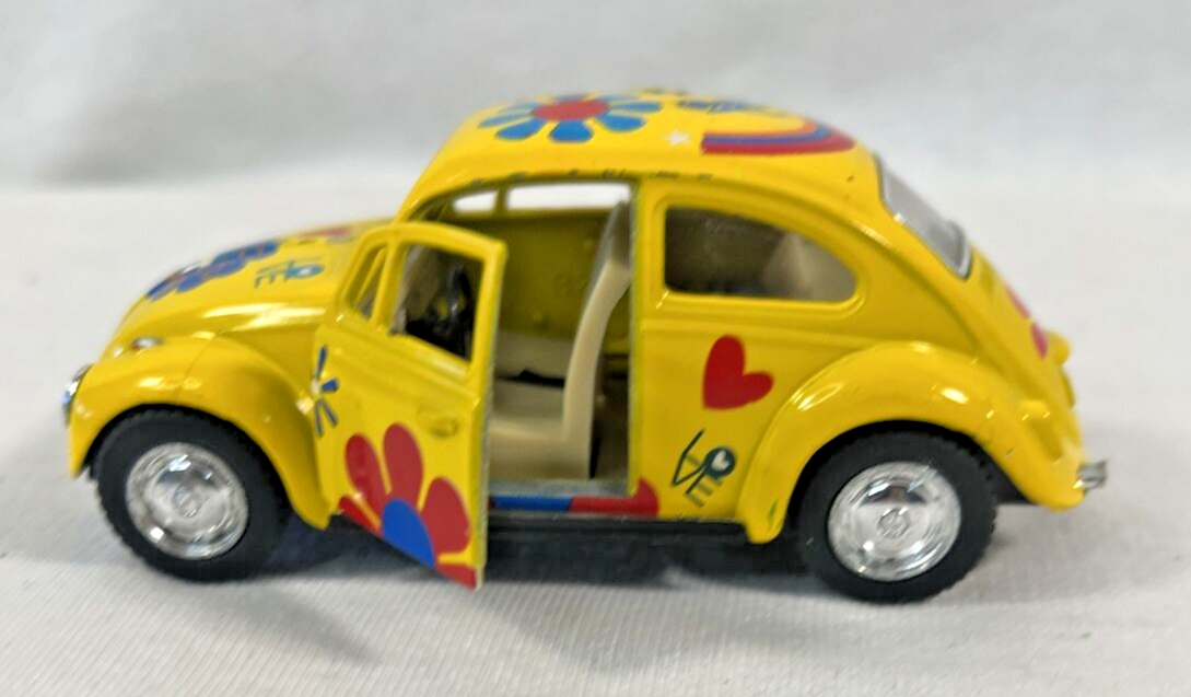 Volkswagen Classical Bug 1967 Happy Flower by Kinsmart | eBay