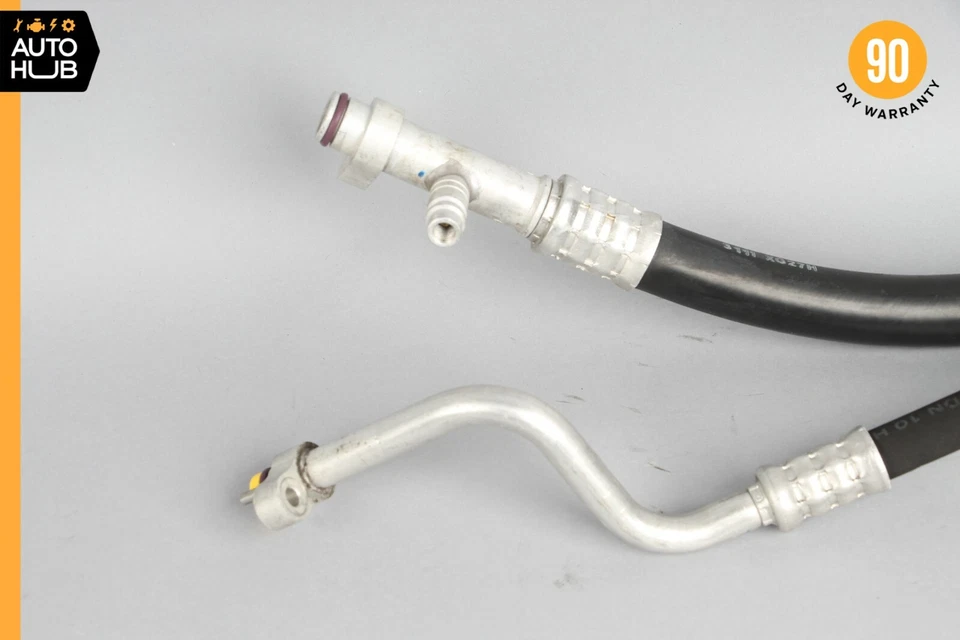 Juego de 2 mangueras de tubo de aire acondicionado aire acondicionado Mercedes W204 C250 M271 OEM 80k Foto 4 de 4