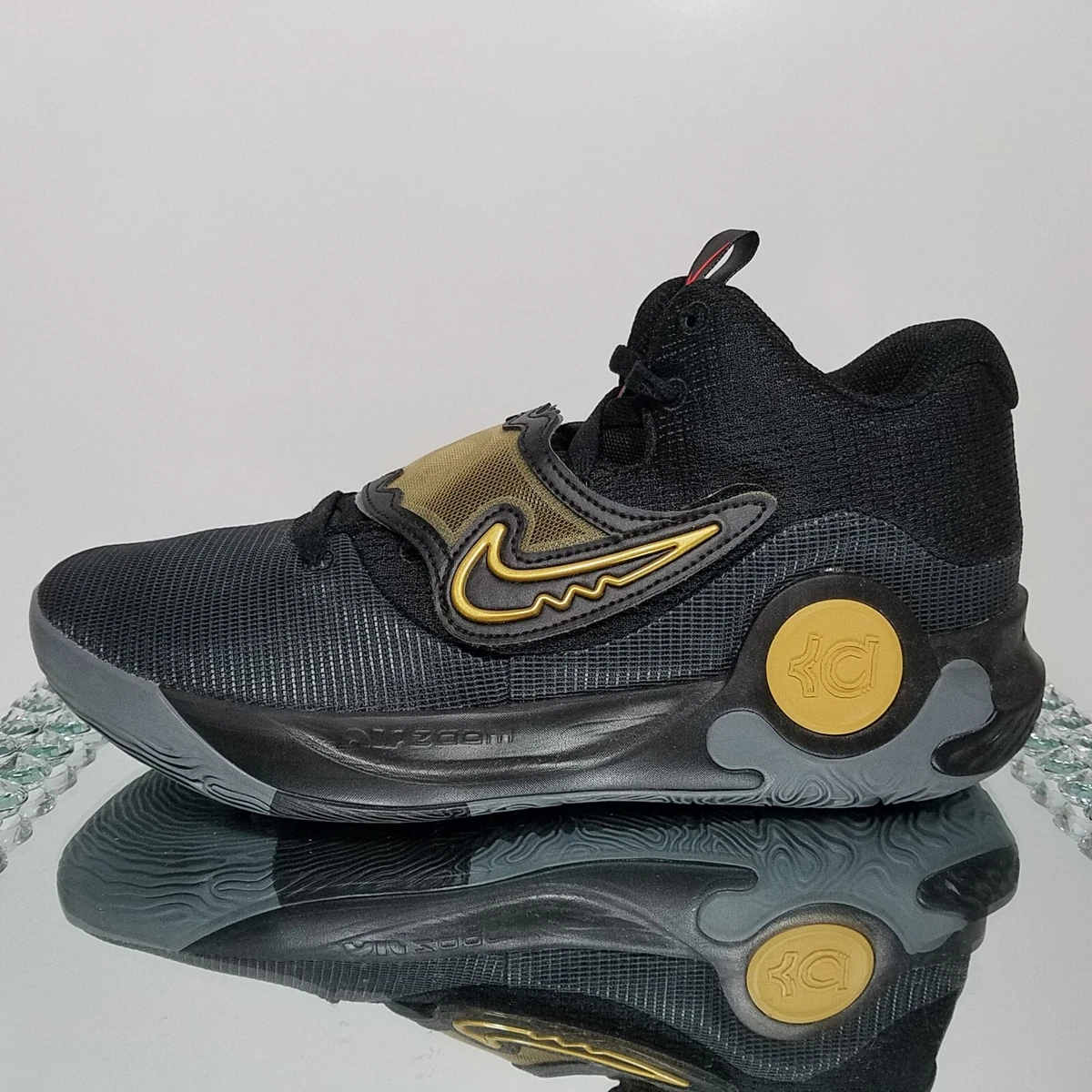 Nike KD Trey 5 X Mens Basketball Shoes Black Gold Grey‎ DD9538-010 Size 9.5 Nike KD Trey 5 shoe X Black Metallic Gold | Mercari main image 3