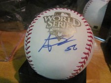 Andres Torres San Francisco Giants Signed 2012 WS Baseball  COA 
