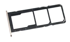 OEM HUAWEI Y7A PPA-LX3 REPLACEMENT GOLD MICRO SD DUAL SIM CARD HOLDER TRAY