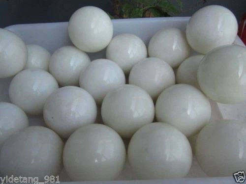 Hot Glow White Jade Stone Glow In The Dark Stone Ball + Stand (50-120MM) - Picture 7 of 20