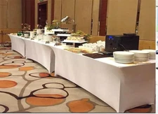 Obstal Stretch Spandex Table Covers for 6 Foot Rectangular Table 72"x30"x30"