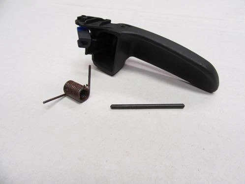 Original OEM Chrysler Concorde 300M LHS lado del conductor puerta delantera trasera manija negra Foto 2 de 4