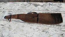 Vintage Leather Rifle Scabbard Rough Side Out Fits Most Size Rifles Mountain Man