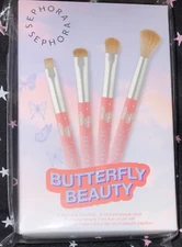 SEPHORA COLLECTION Mini Butterfly Beauty Eye Brush Set - New