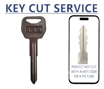 KEY CUT SERVICE + JMA HOND-33 Key Blank for Honda CBR HD109 / X265