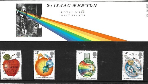 GB - 1987 - Presentation Pack No.179 -'' SIR ISAAC NEWTON '' - Superb - MNH