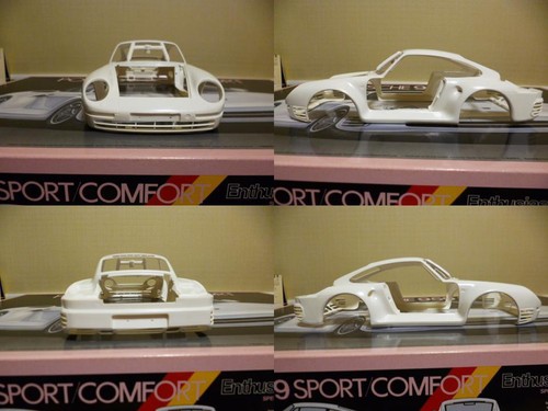 1/16 Fujimi Porsche 959 Sport Enthusiast Model Unassembled Kit - Picture 4 of 8