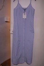 blue and white summer dress size xs new with tags JDY